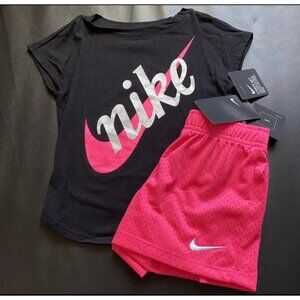 NWT Nike Glitter Athletic Set Girls Size 4